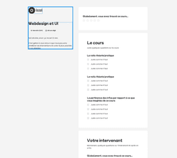 IZZZI — Plateforme de retours étudiants - aperçu 5